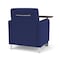 Lesro Siena Lounge Reception Guest Chair W/ Swivel Tablet, 27 in W 29.5 in L 32.5 in H SN1101 - alternate 2